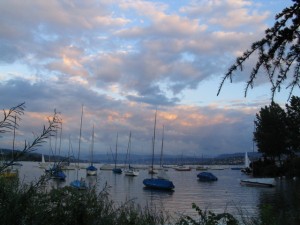 Sunset on the Zurichsee
